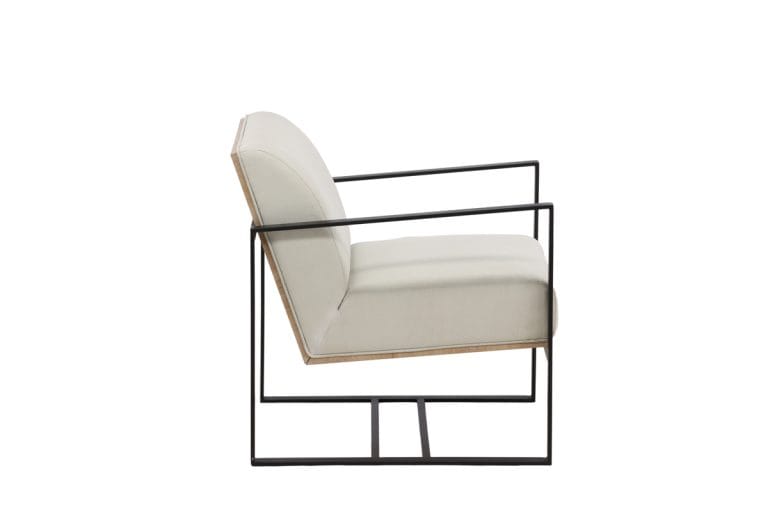 Kansas Off-White, modernus krėslas - Image 5