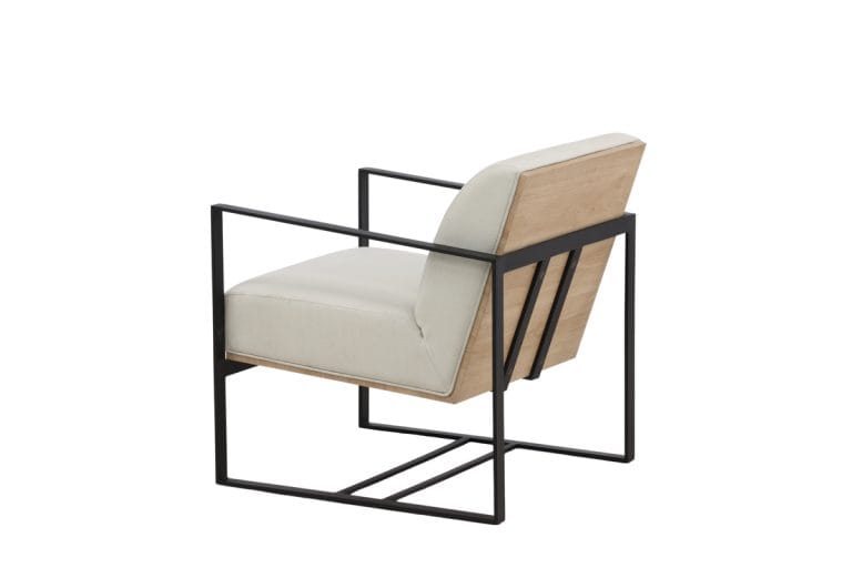 Kansas Off-White, modernus krėslas - Image 4