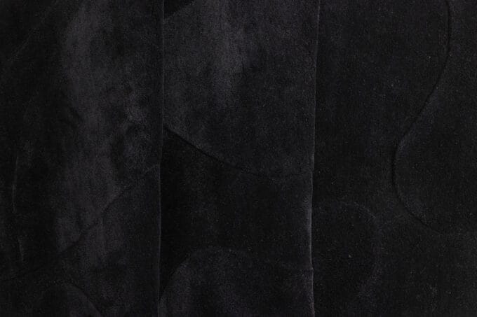 Enard Oval Black, ovalus juodas vilnonis kilimas 290x175