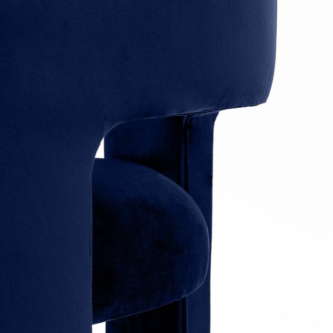 Alpa Deep Blue Velvet, krėslas