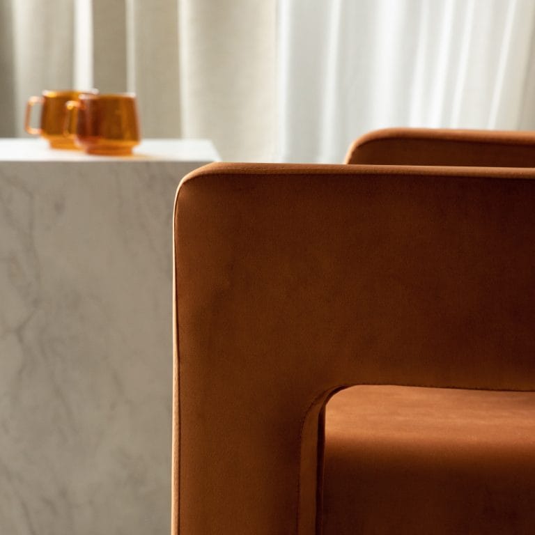 Alpa Copper Velvet, krėslas