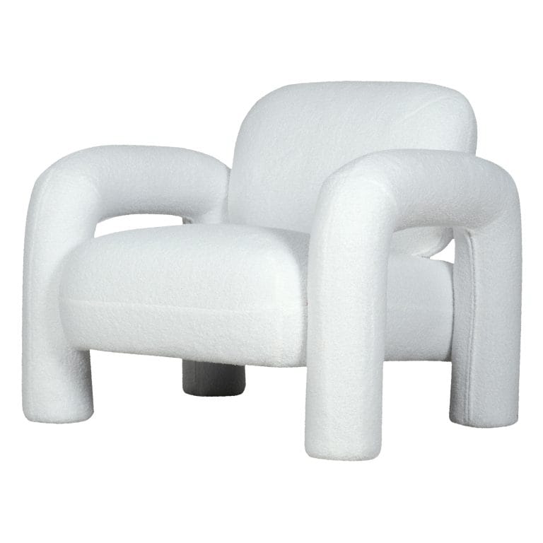 Vick White Boucle, krėslas - Image 2