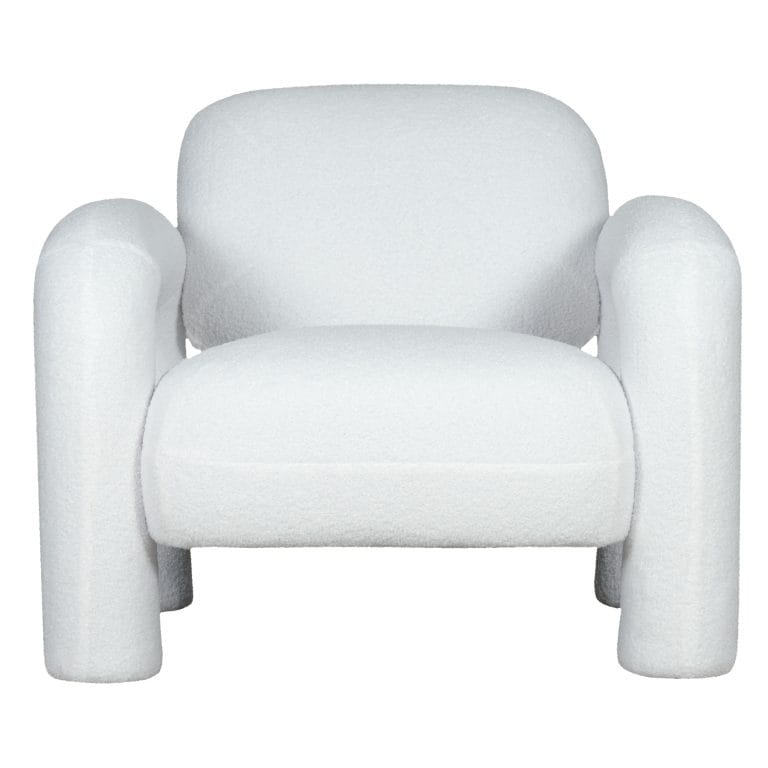 Vick White Boucle, krėslas - Image 5