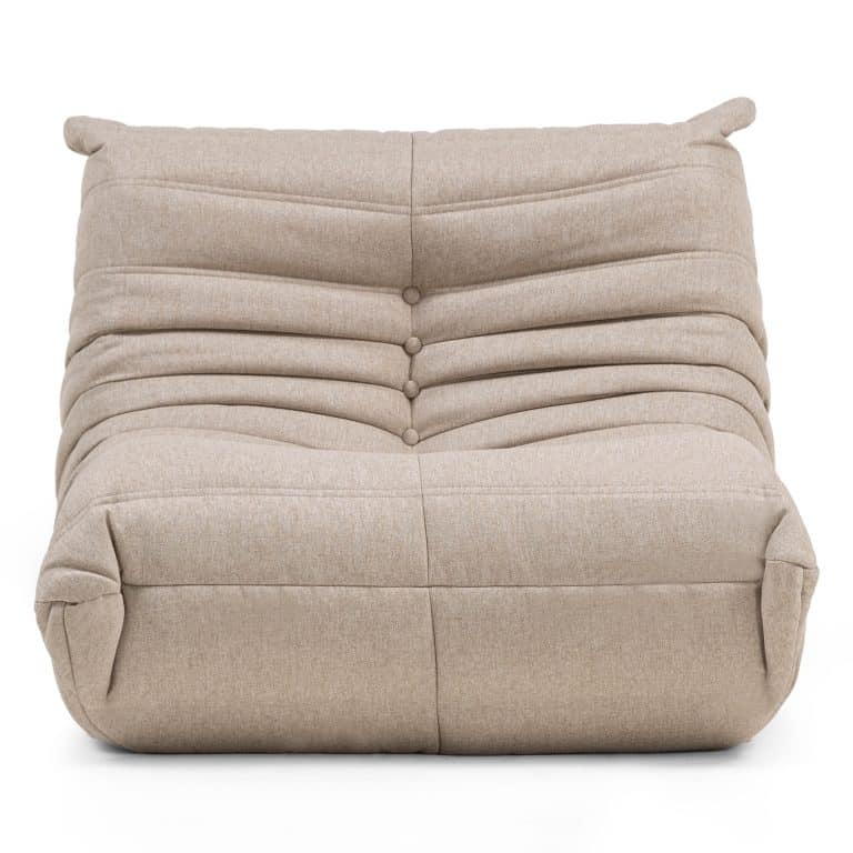 Fugue Beige, laisvalaikio krėslas su pufu - Image 7