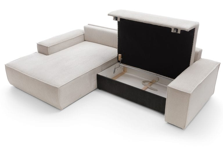 Hustle Light Beige, kampinė sofa-lova kairė/dešinė - Image 5