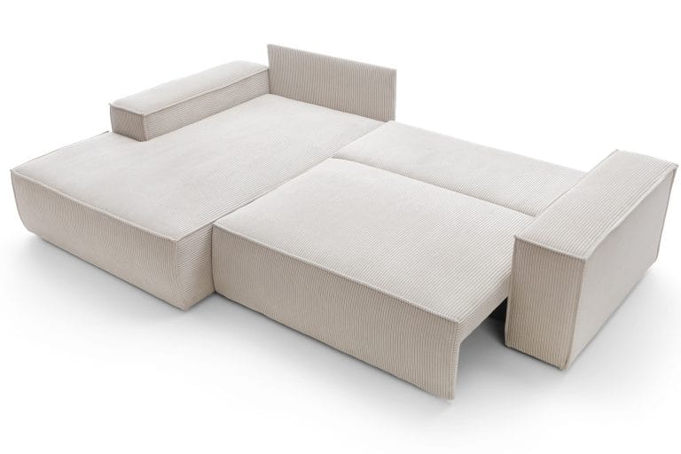 Hustle Light Beige, kampinė sofa-lova kairė/dešinė - Image 4
