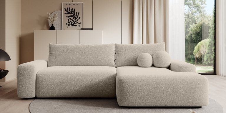 Loop, kampinė sofa-lova, įv.spalvų - Image 2