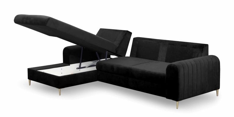 Masimo Black, kampinė sofa-lova kairė/dešinė - Image 5