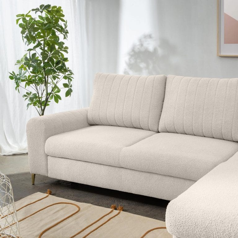 Masimo Light Beige, kampinė sofa-lova kairė/dešinė - Image 2