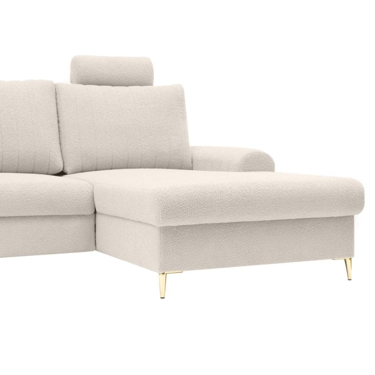 Masimo Light Beige, kampinė sofa-lova kairė/dešinė - Image 3