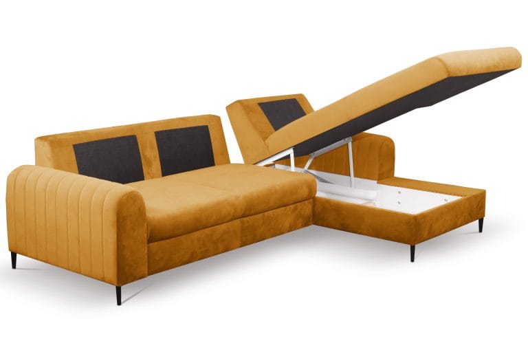 Masimo Mustard, kampinė sofa-lova kairė/dešinė - Image 4