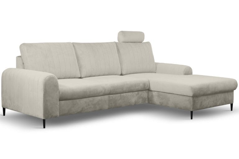Masimo Beige Grey, kampinė sofa-lova kairė/dešinė - Image 3