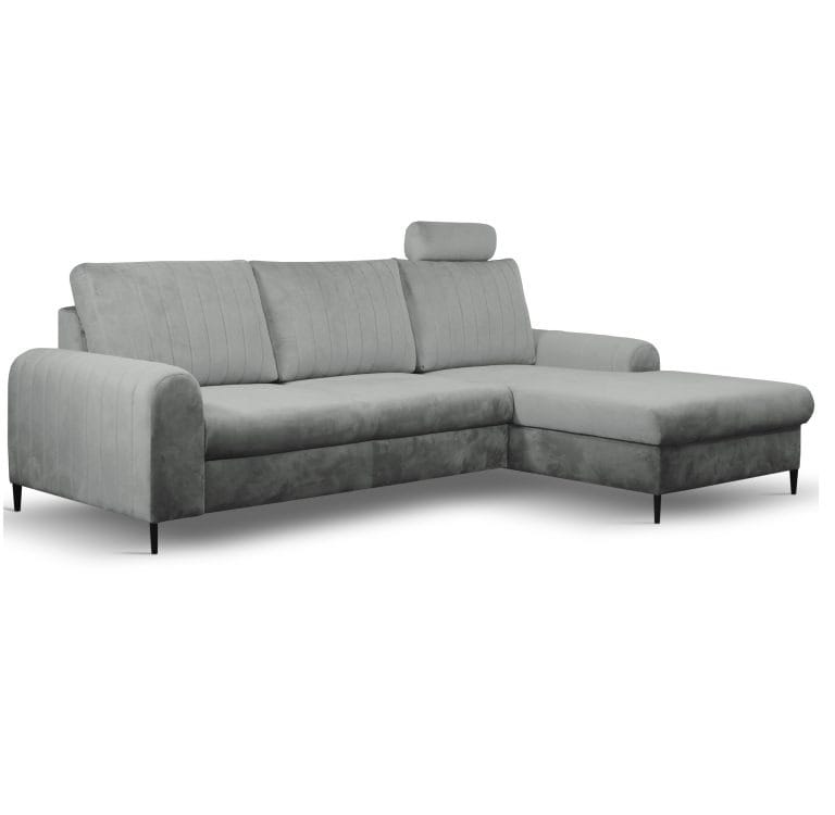 Masimo Grey, kampinė sofa-lova kairė/dešinė