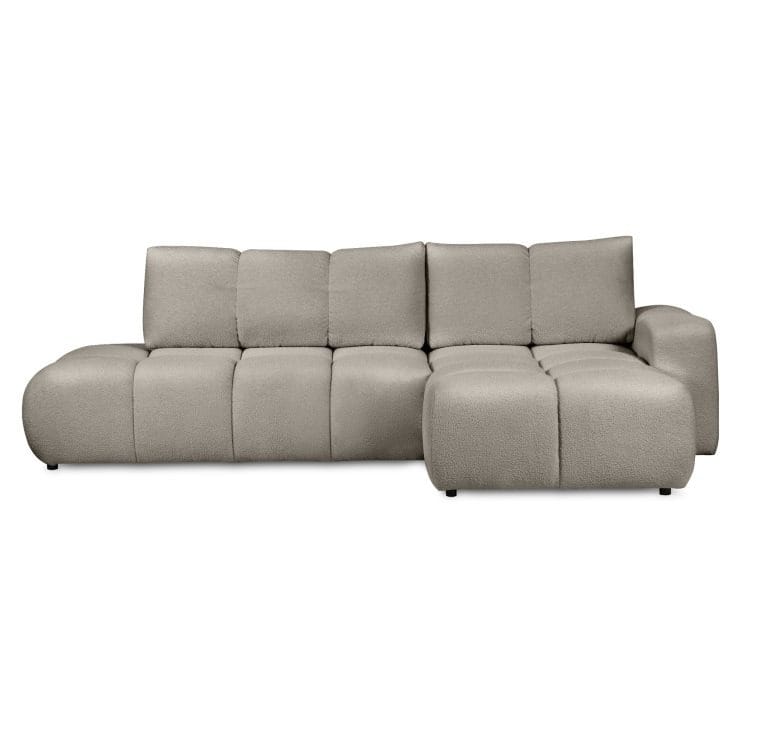 Soho Brown Grey, kampinė sofa-lova kairė/dešinė