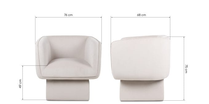 Thea Light Beige, krėslas