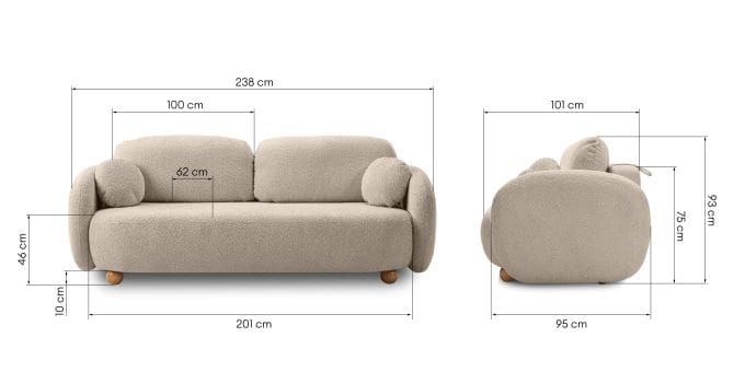 Formosa Beige, sofa-lova