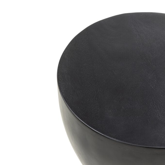 Rankų darbo Lavia dark šoninis staliukas iš mango medienos