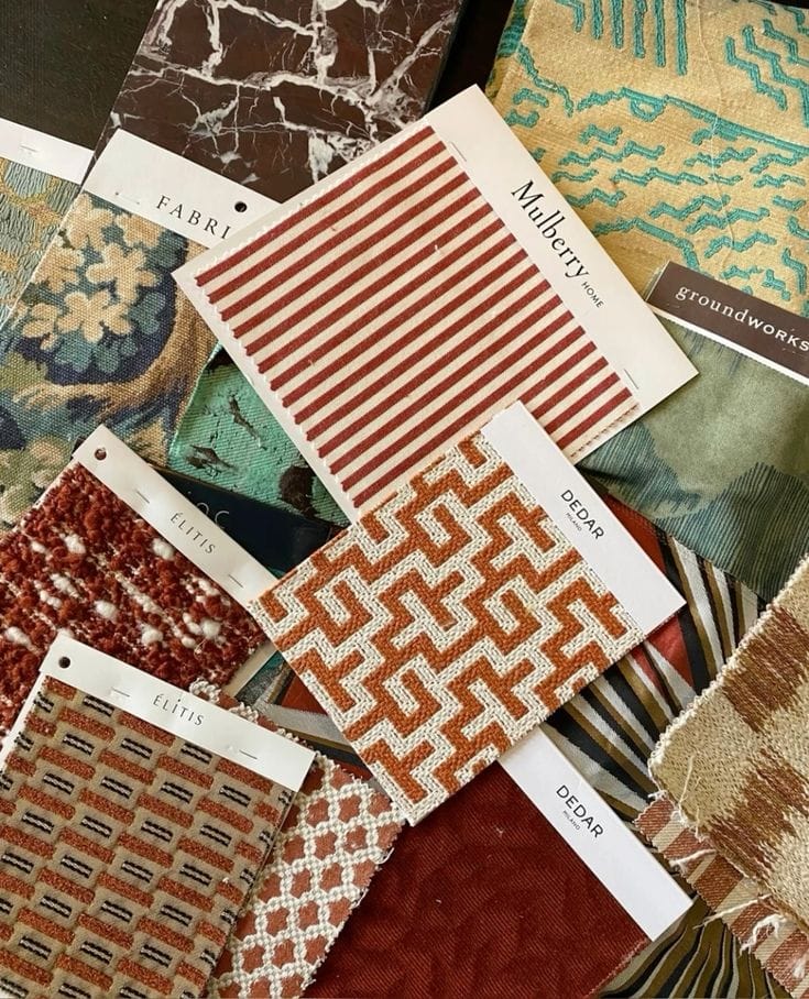 geometrinių raštų baldai